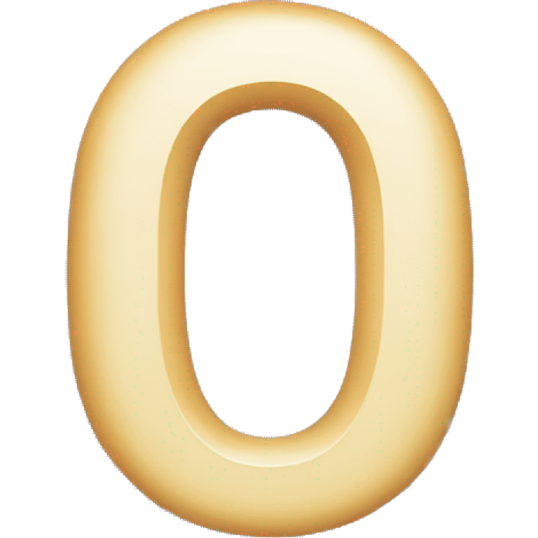 Letter O emoji