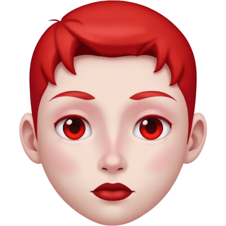 Happy scarlet emoji