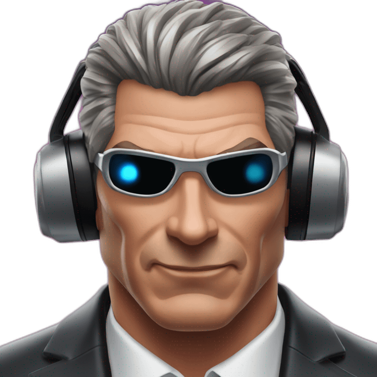 Vince McMahon laser eyes emoji