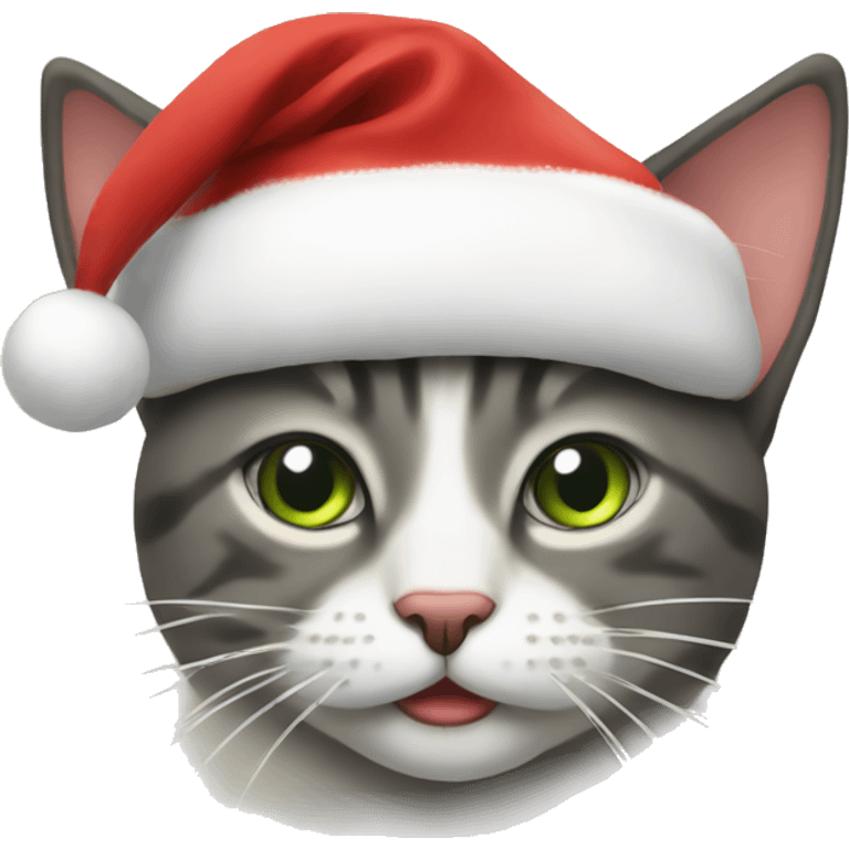 Christmas cat emoji