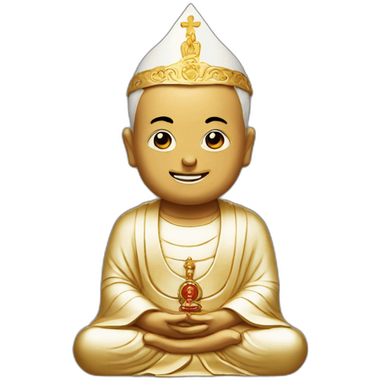 pope buddha emoji