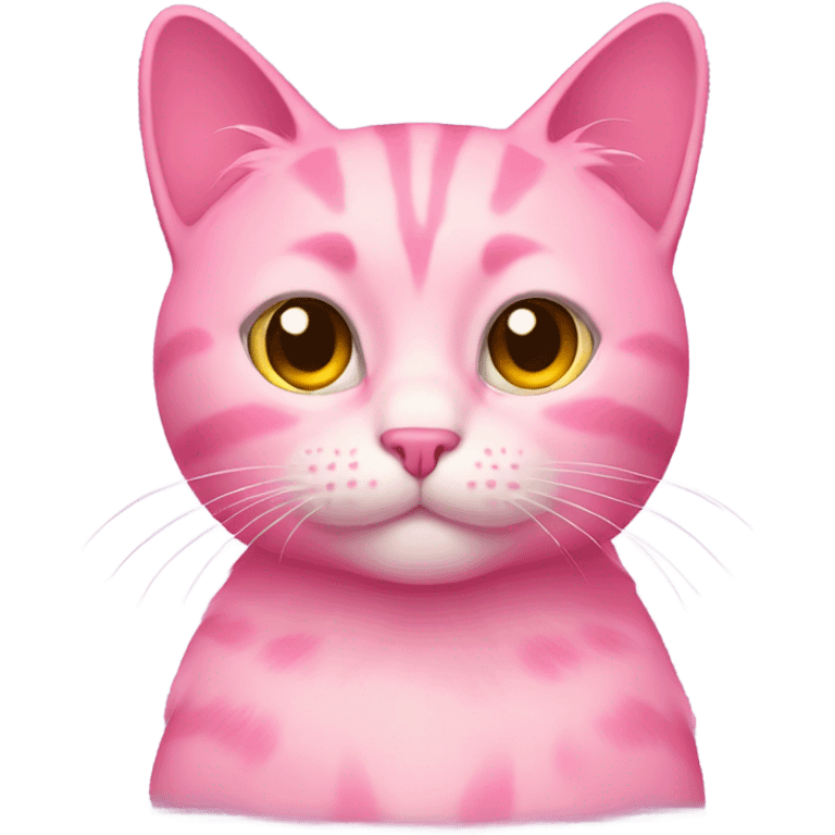 Pink cat emoji