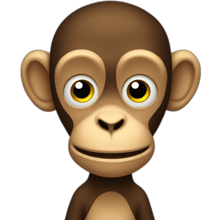 Awkward Look side eyes Monkey Puppet emoji