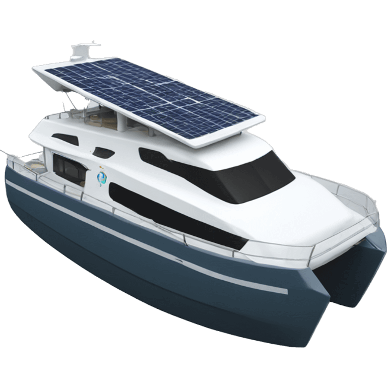 electric catamaran solar emoji