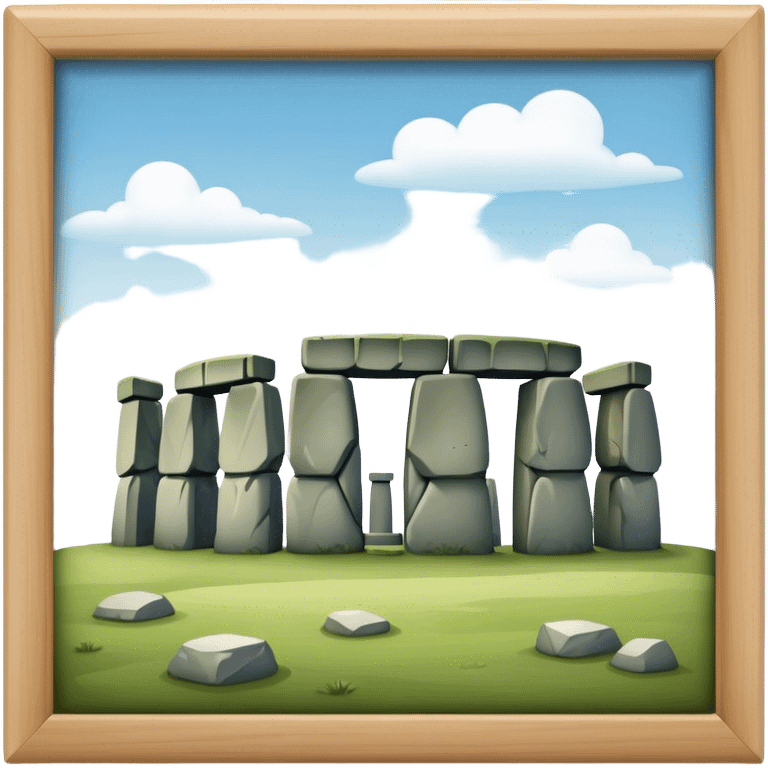 Cinematic Realistic Stonehenge Emoji emoji