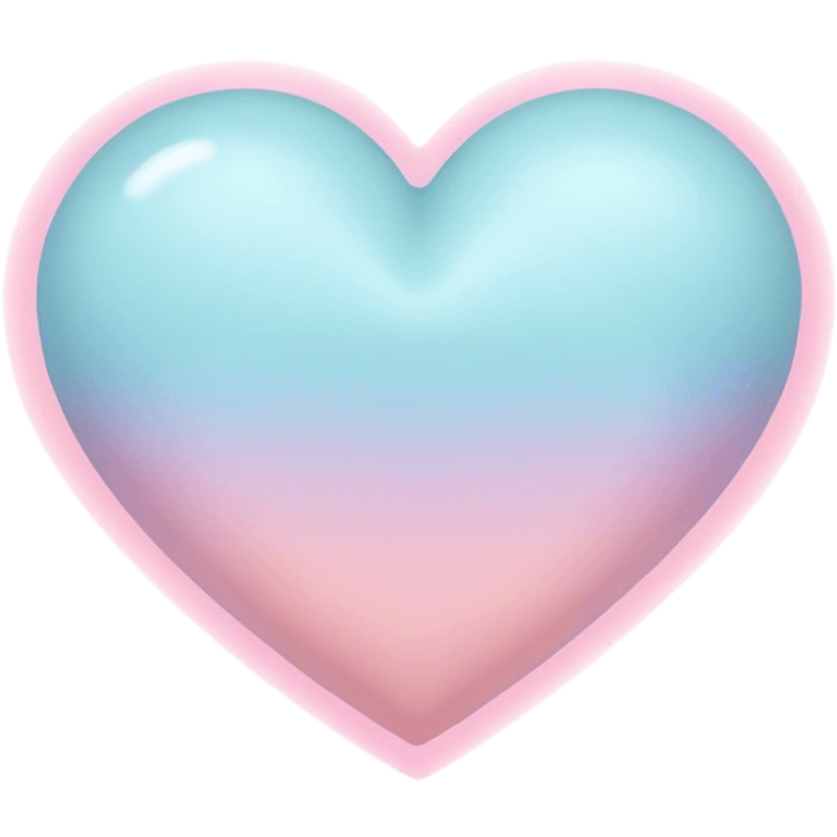 Pastel heart emoji