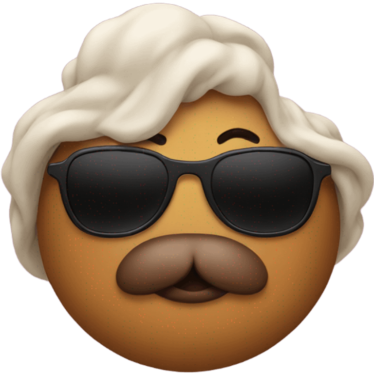 poo with sunglasses emoji