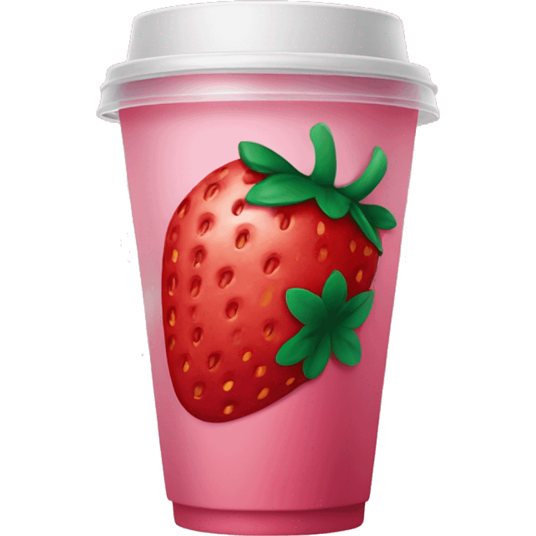 Starbucks strawberry drink  emoji