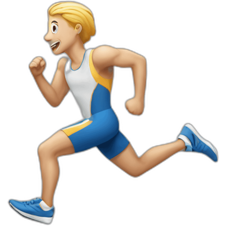 running a mile a minute emoji