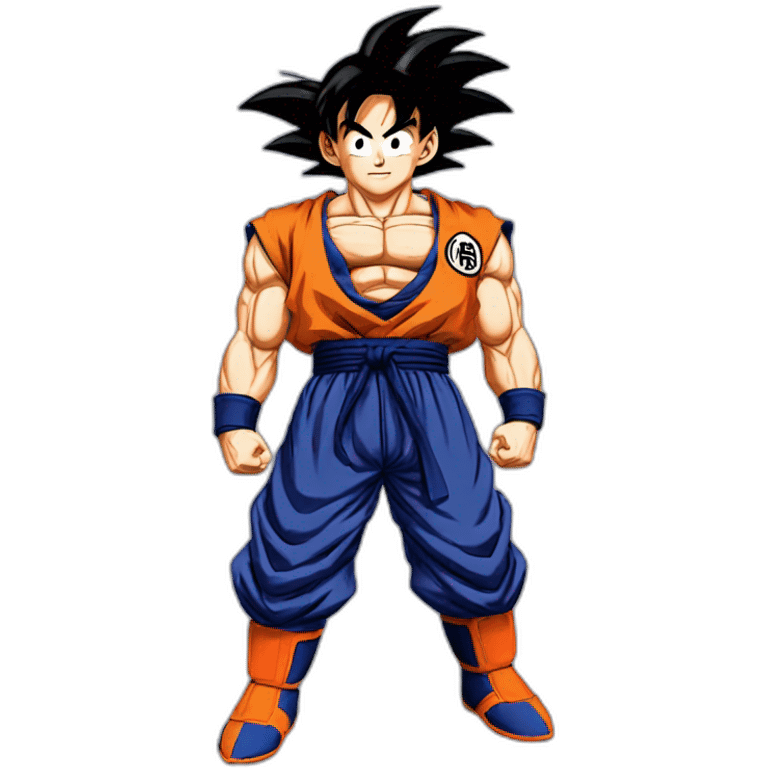 Goku from dragon ball z emoji