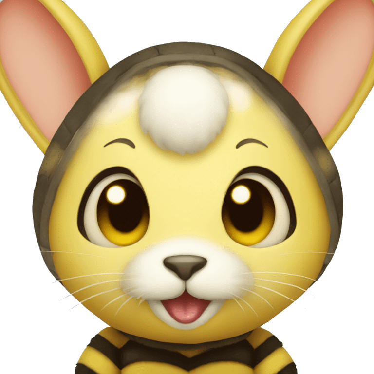 Bee bunny emoji