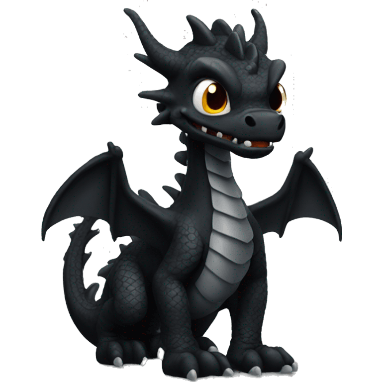 Black dragon emoji