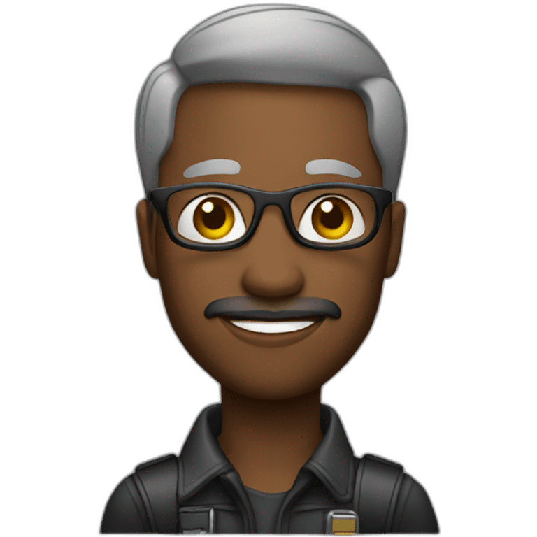 a black photographer emoji