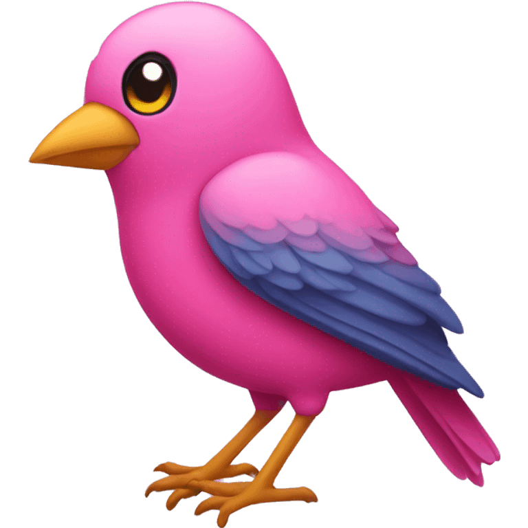 Pink bird  emoji