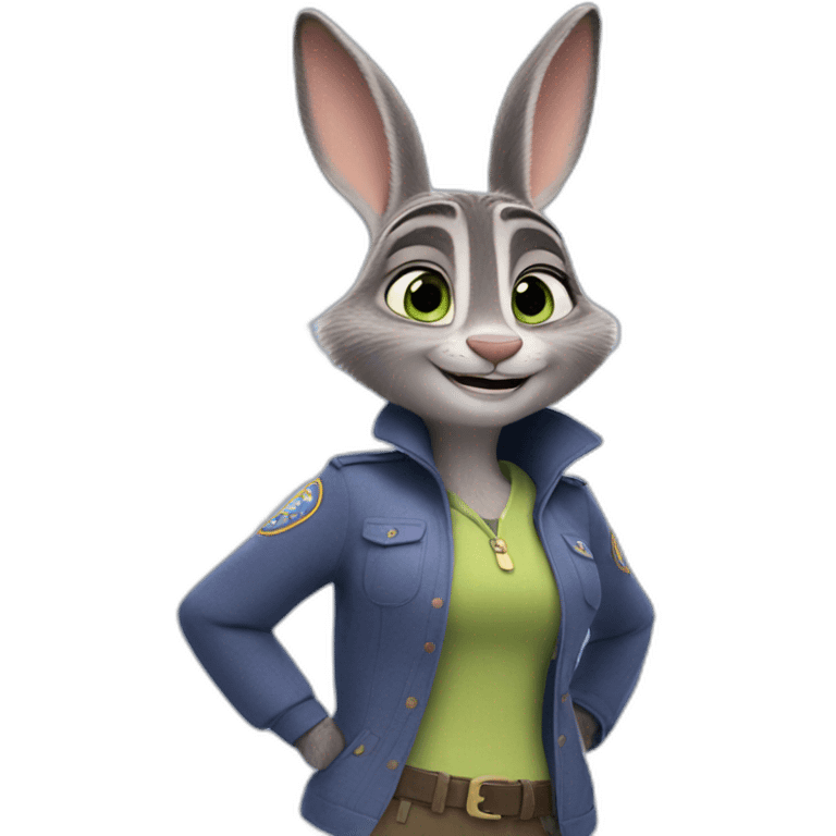 judy hopps from zootopia emoji