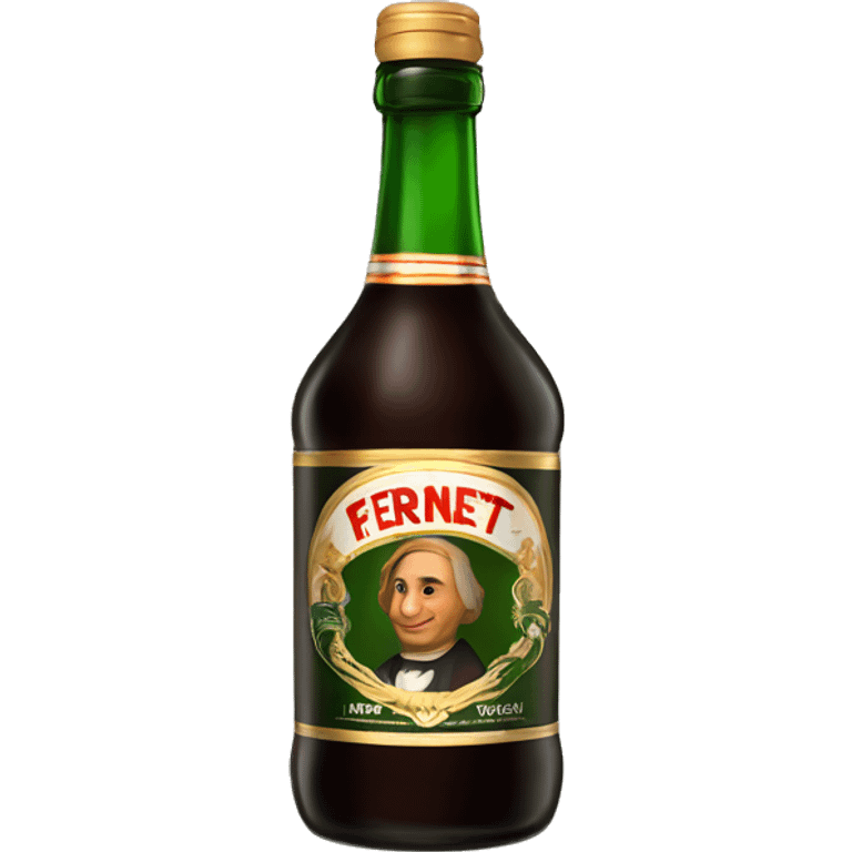 Una botella de fernet argentino emoji