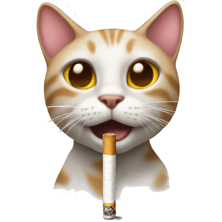 cat cigarette  emoji