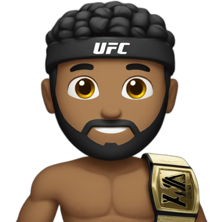 man with ufc belt emoji