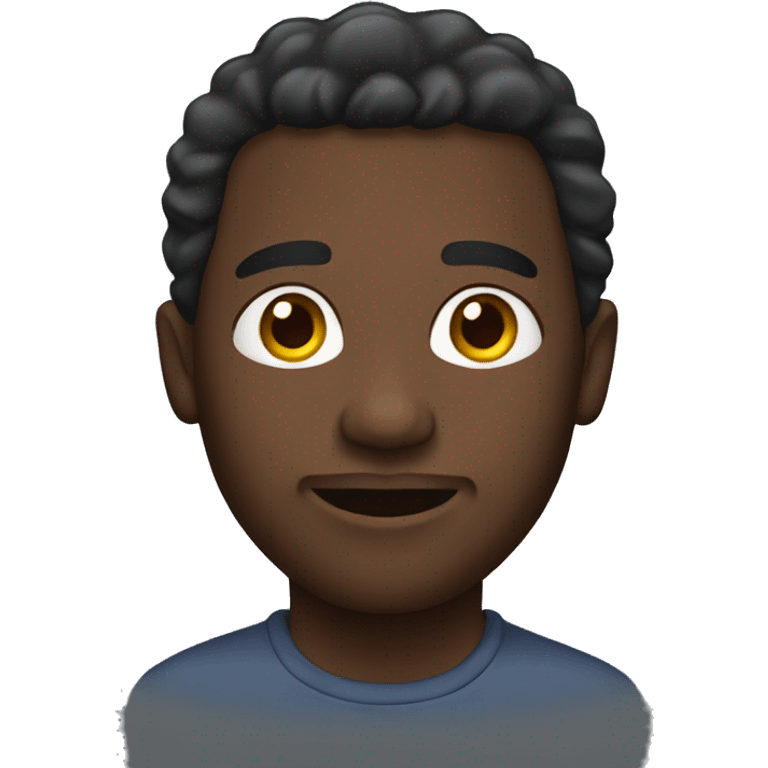 black man emoji