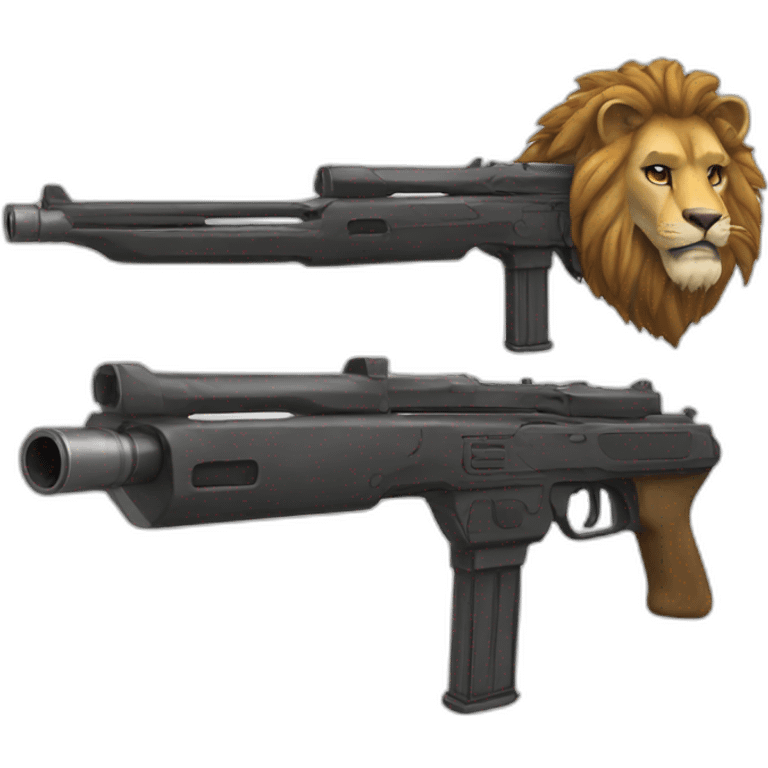 Lion gun  emoji