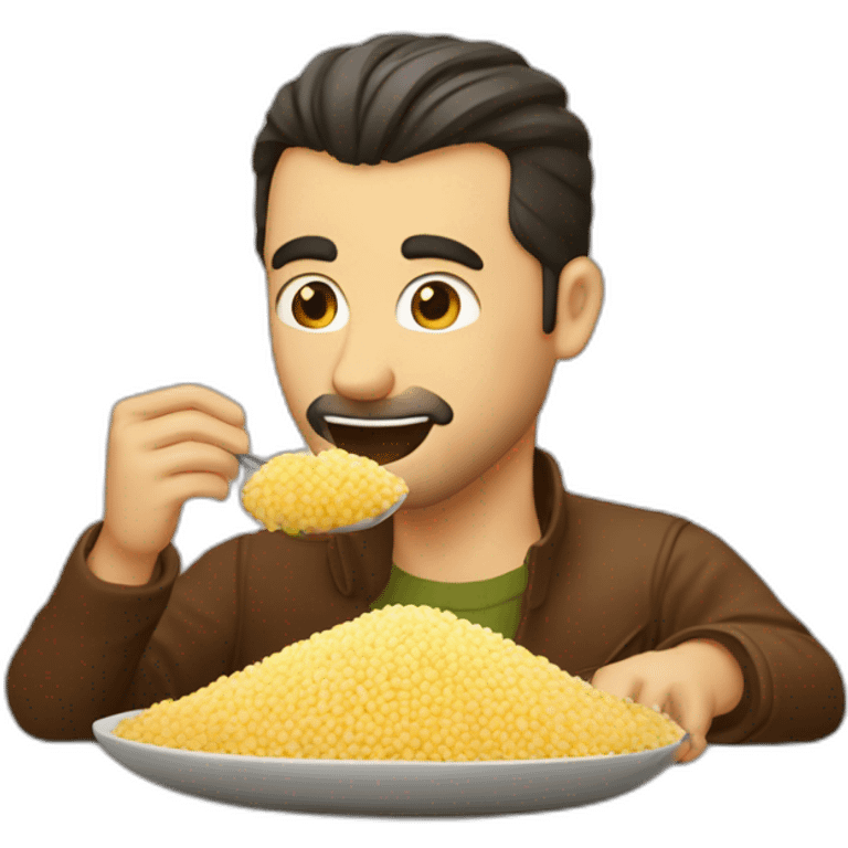 Éric Zemour eat couscous emoji