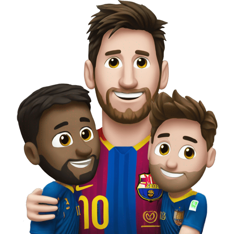 Messi besando la copa del mundo  emoji