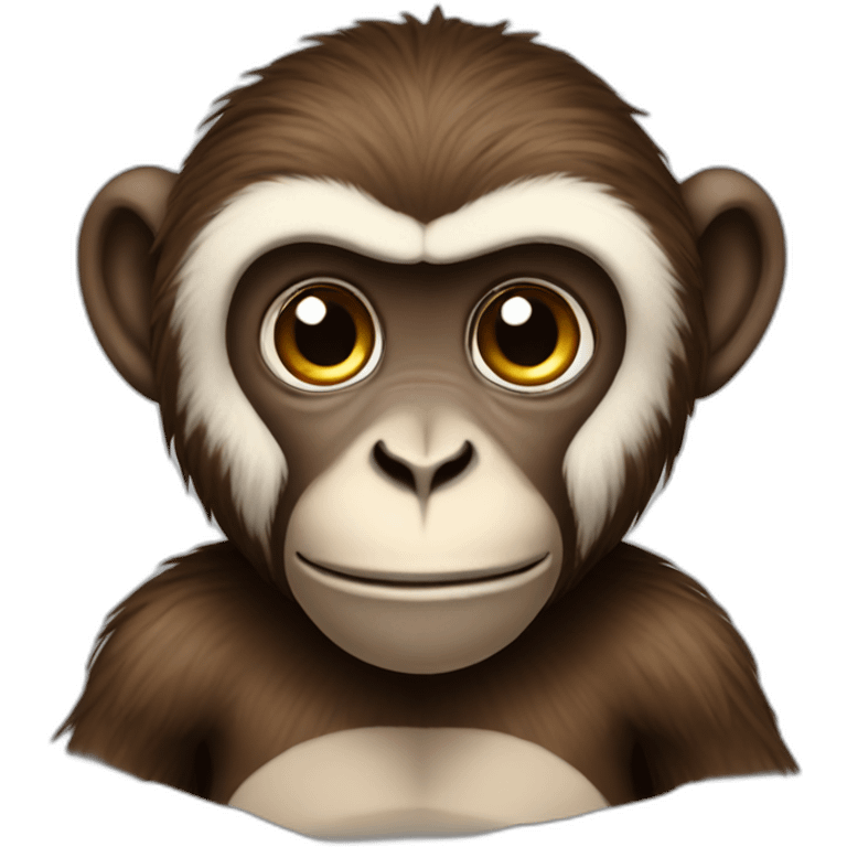 beautiful monkey emoji