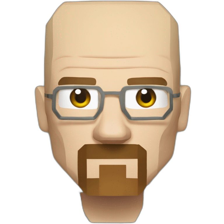 walter white as minecraft villager emoji