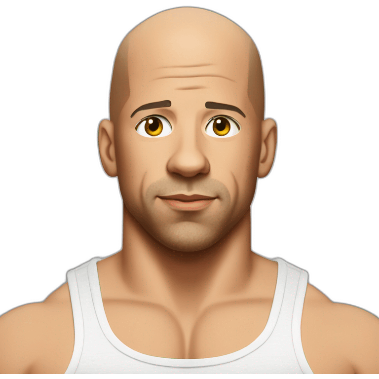 Vin diesel in tanktop emoji