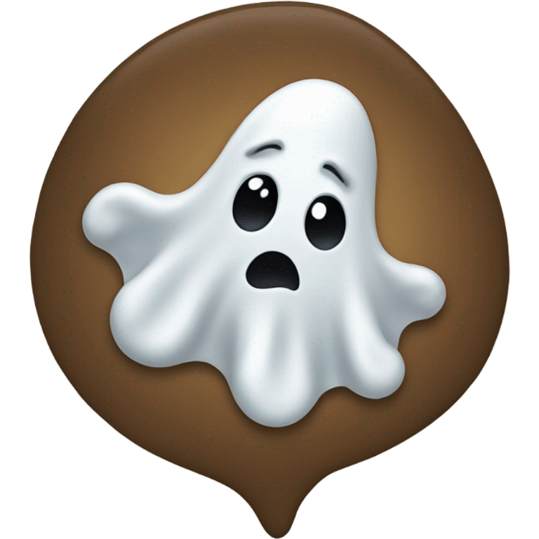 poop ghost emoji