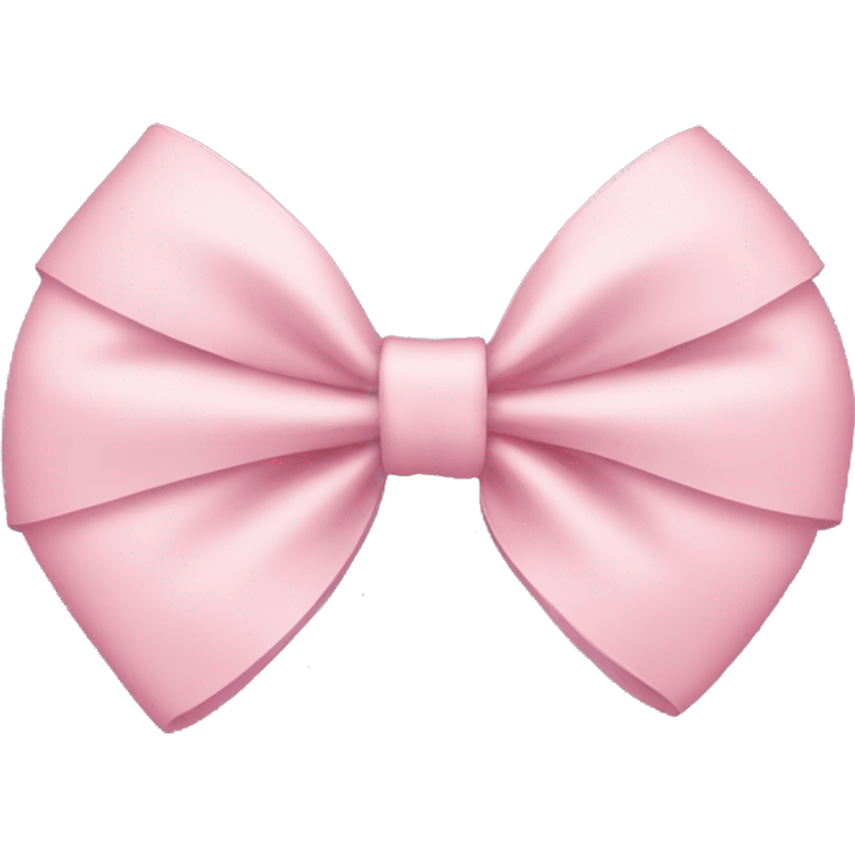 light pink bow emoji