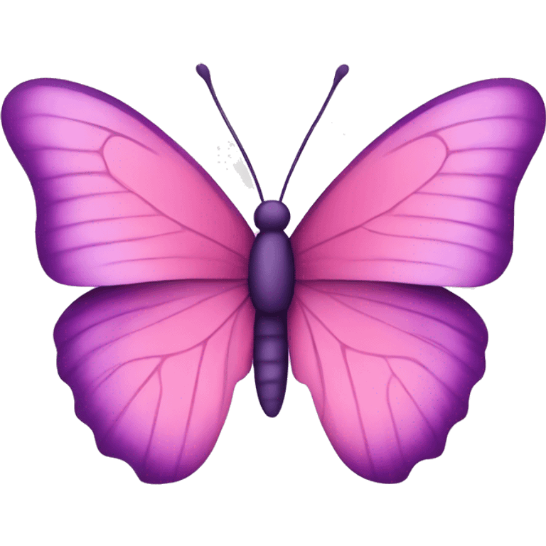 Butterfly pink and purple  emoji