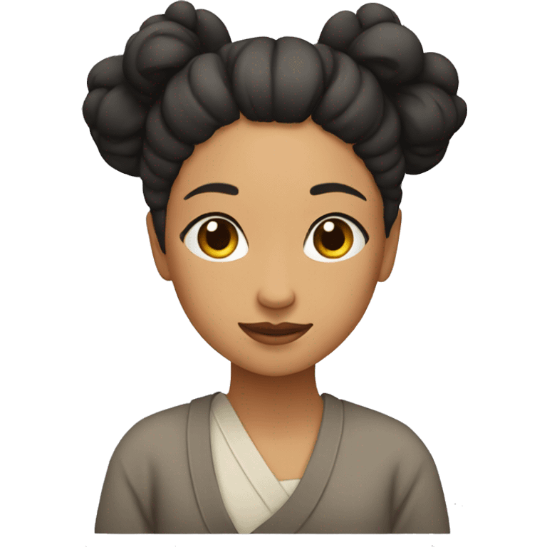 a zen girl emoji