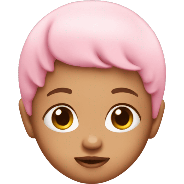 so cute pink baby emoji