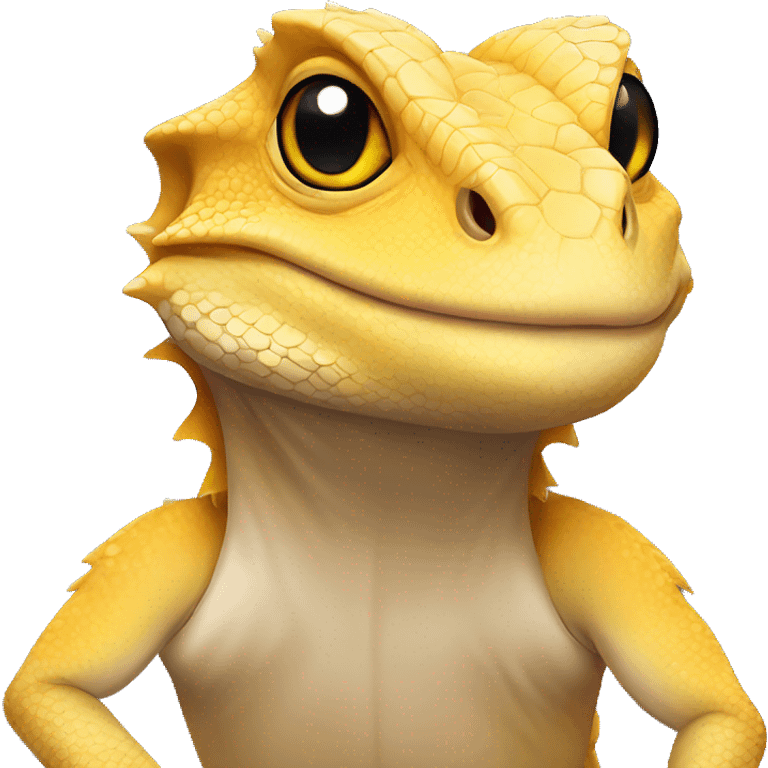 Yellow Bearded Dragon emoji