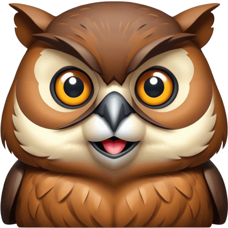 owl And beaver emoji