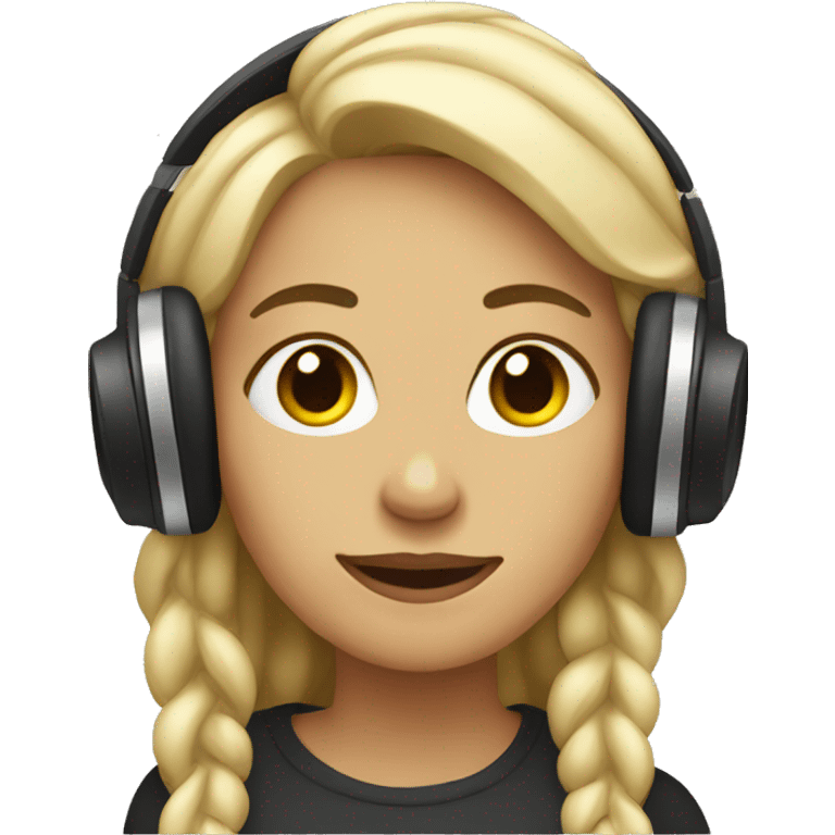 WOMAN LISTENING TO MUSIC emoji