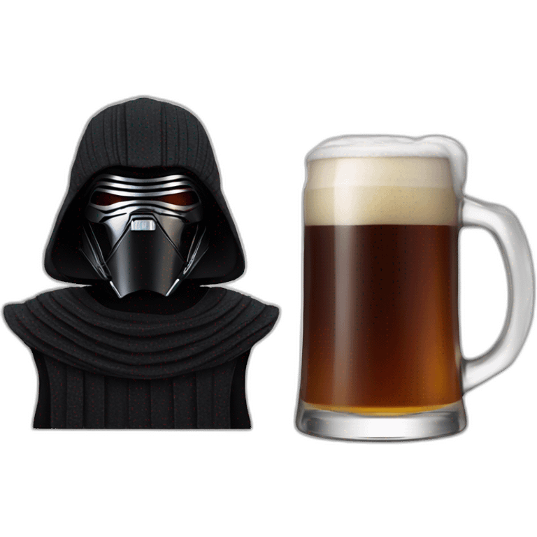 Kylo Ren beer emoji