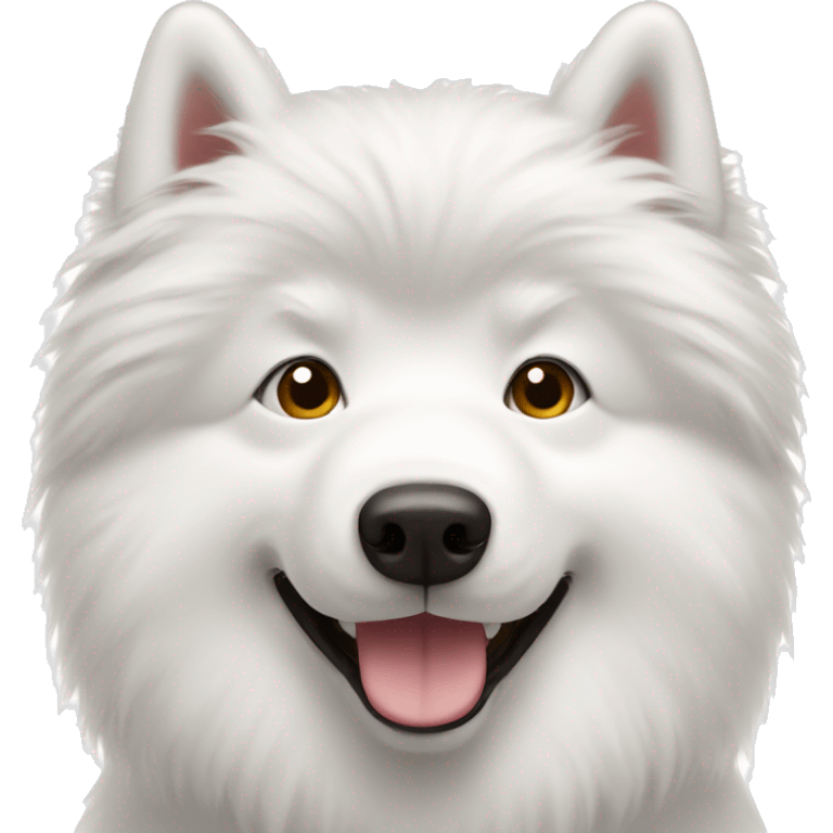 Samoyed dog emoji