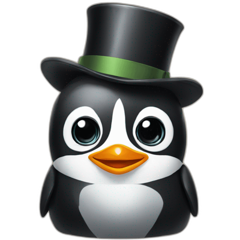 cute Tennessee Tuxedo penguin emoji