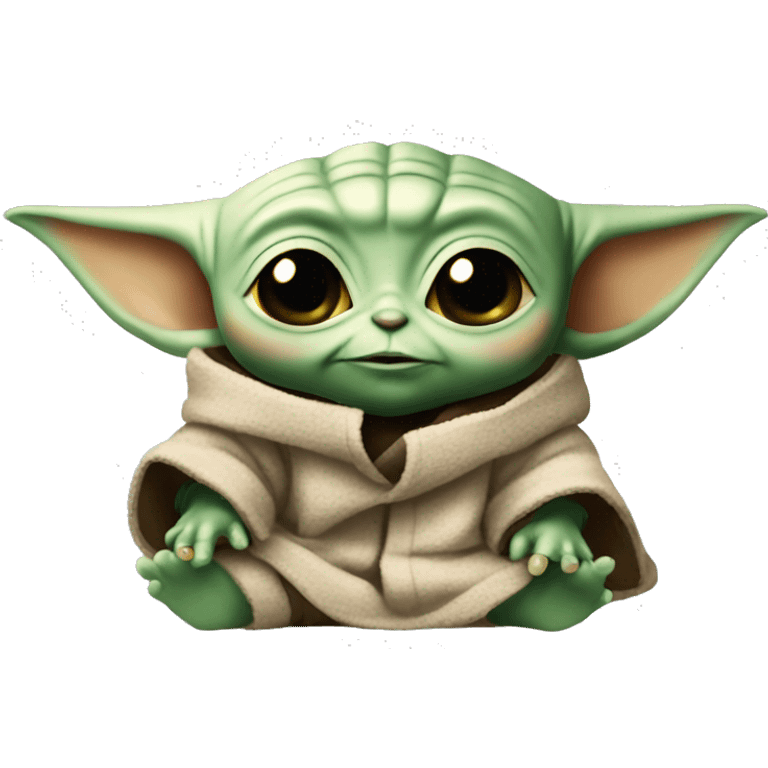 Baby Yoda have woken up  emoji