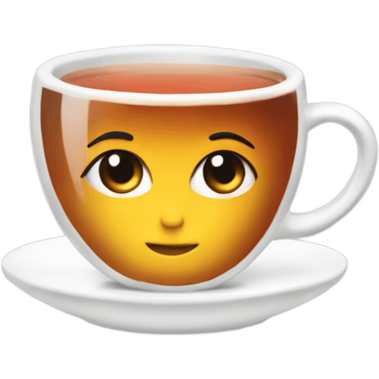 Coquette tea emoji