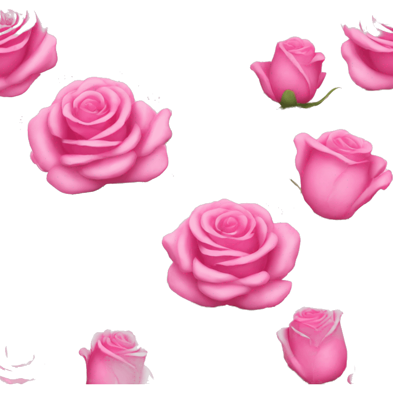 Pink roses emoji