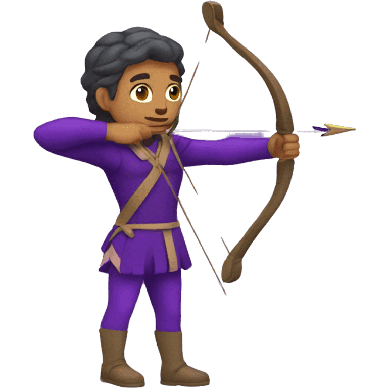 Purple Sagittarius archery  emoji