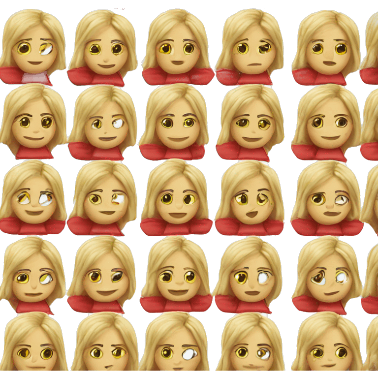 Paytas meditating red beautiful girl blonde emoji