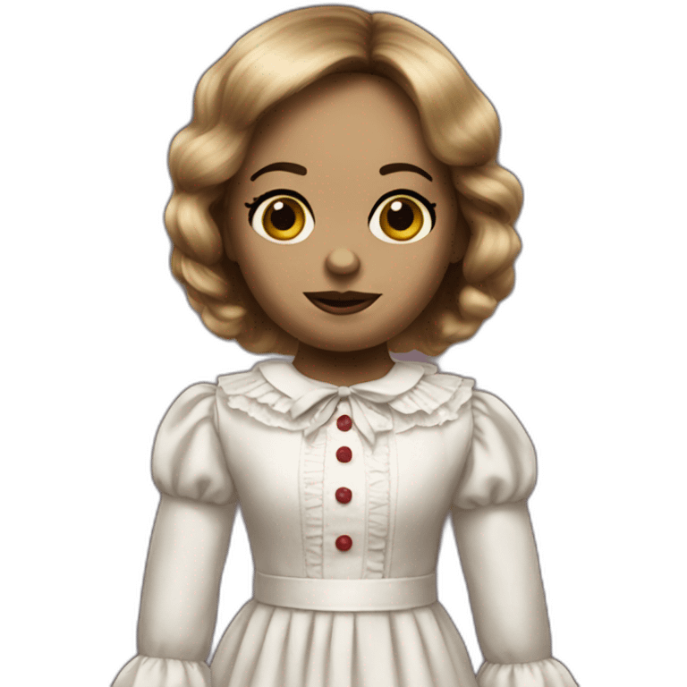 Annabelle doll creepy emoji