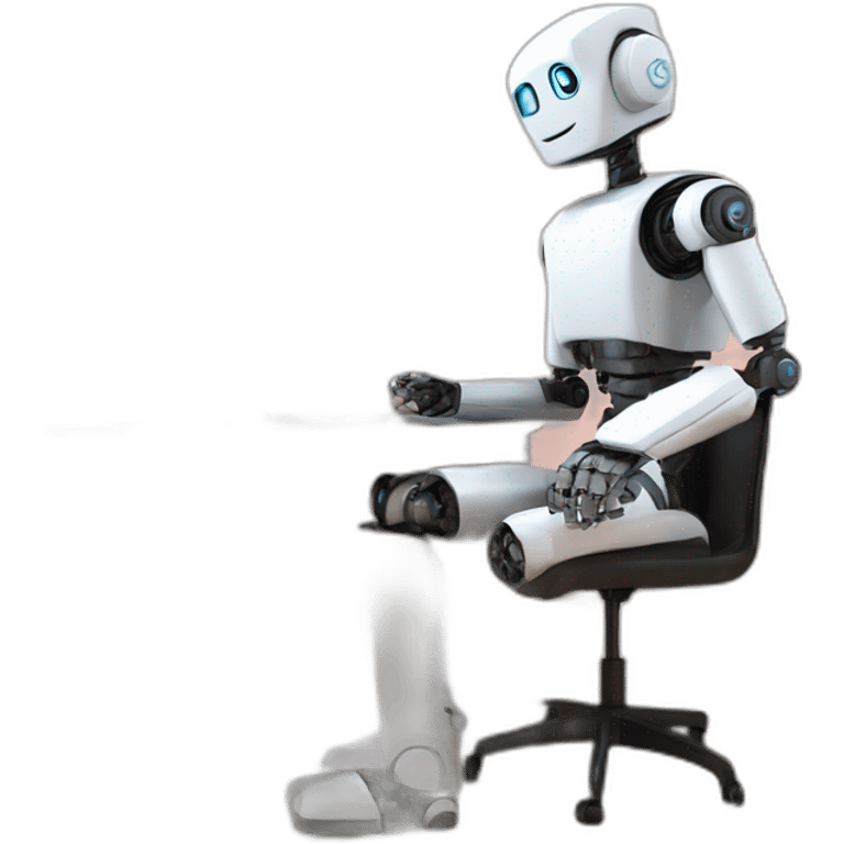 robot home office 3d emoji