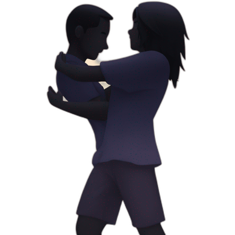 Shadow Hug emoji