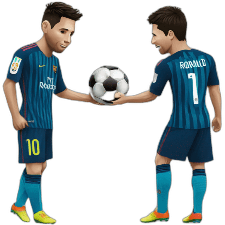 Messi x Ronaldo sec emoji