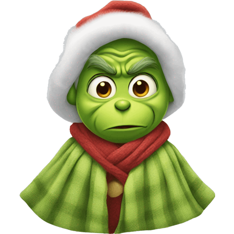 Grinch with a blanket emoji